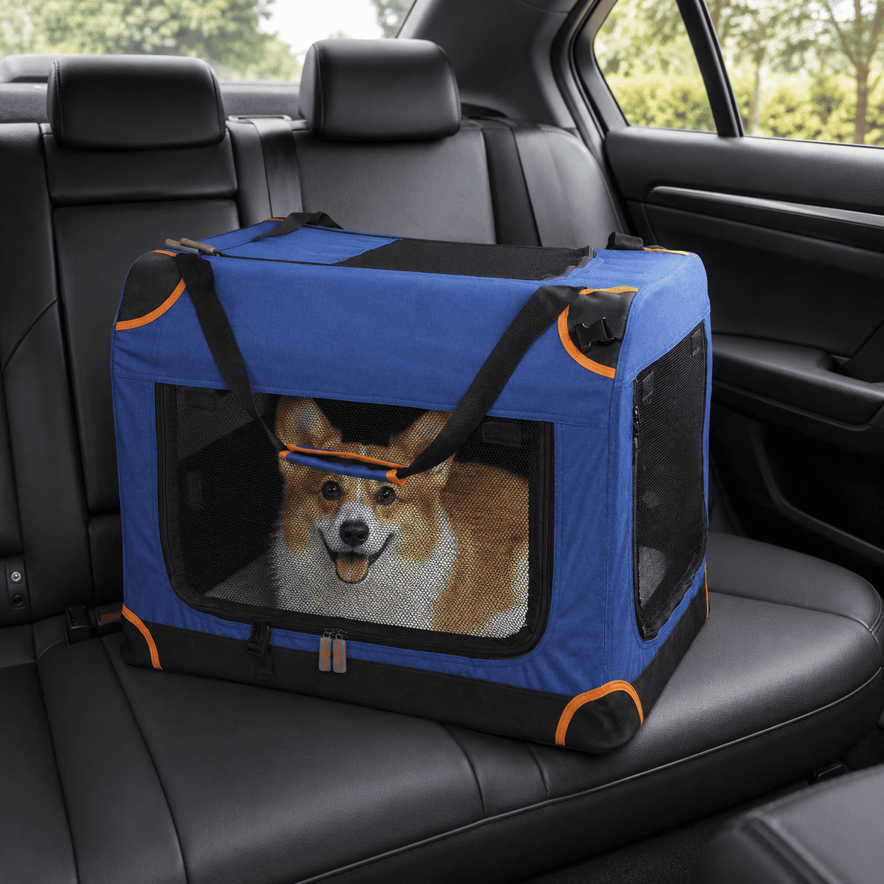 collapsible soft sided dog crate (3)