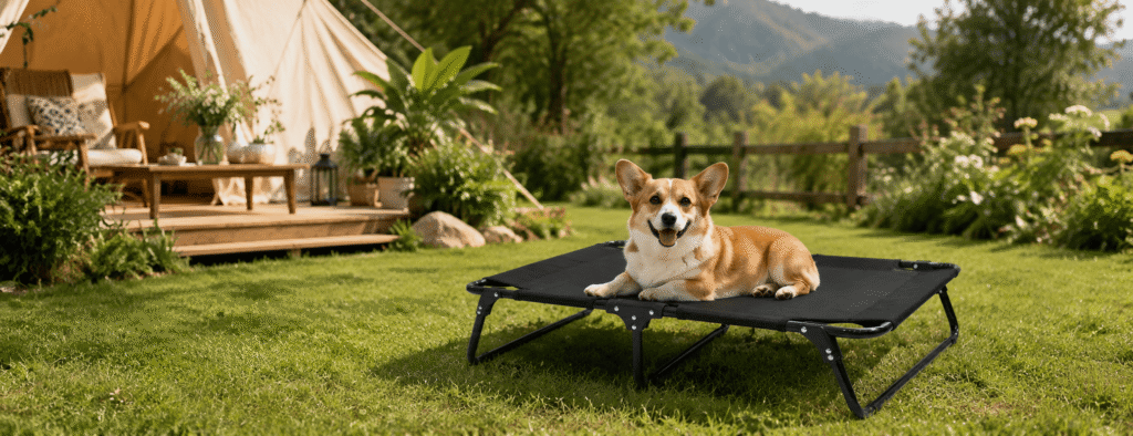 foldable elevated dog bed (2)
