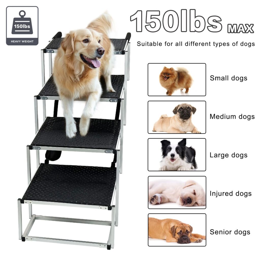extra wide dog steps for large dogs