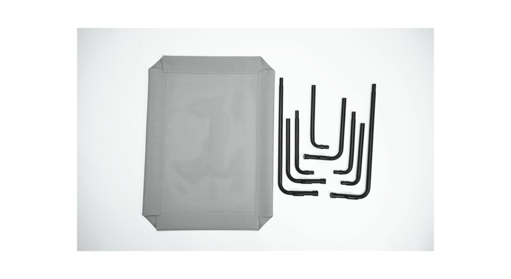 Avtagbar campingbädd för husdjur utomhus