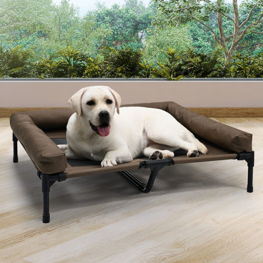 elevated dog bed pillow