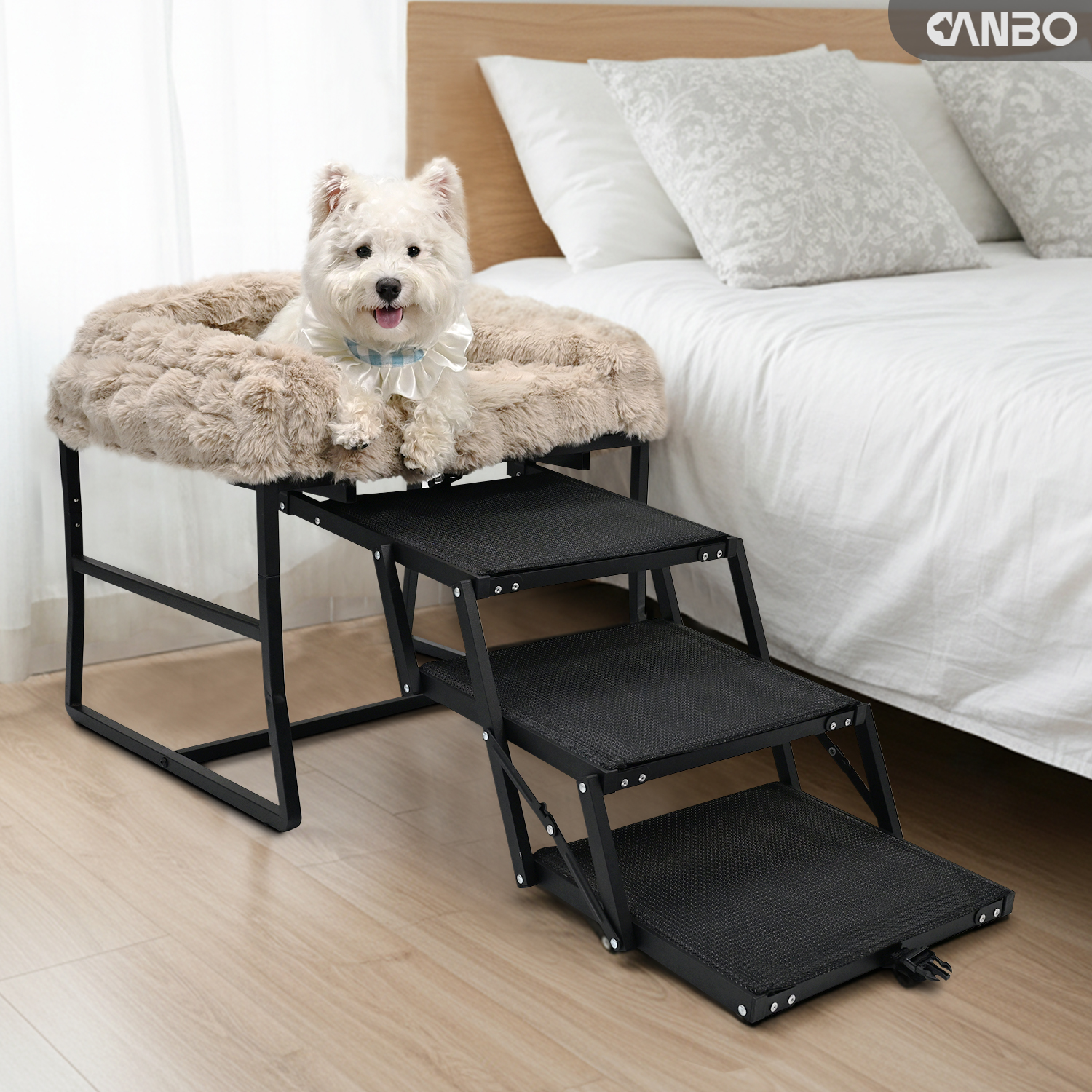 dog steps for bed