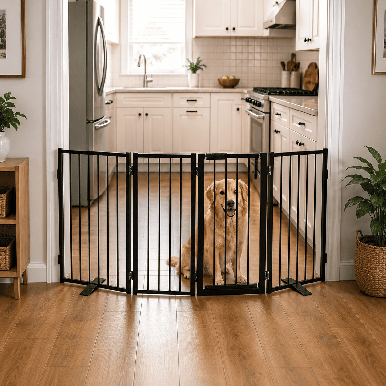 foldable pet gate