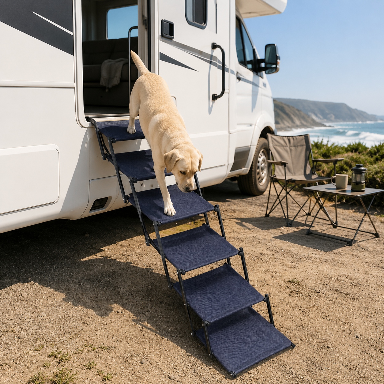 adjustable dog ramp for large dogs