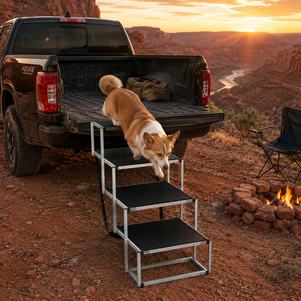 adjustable pet ramp for small dogs