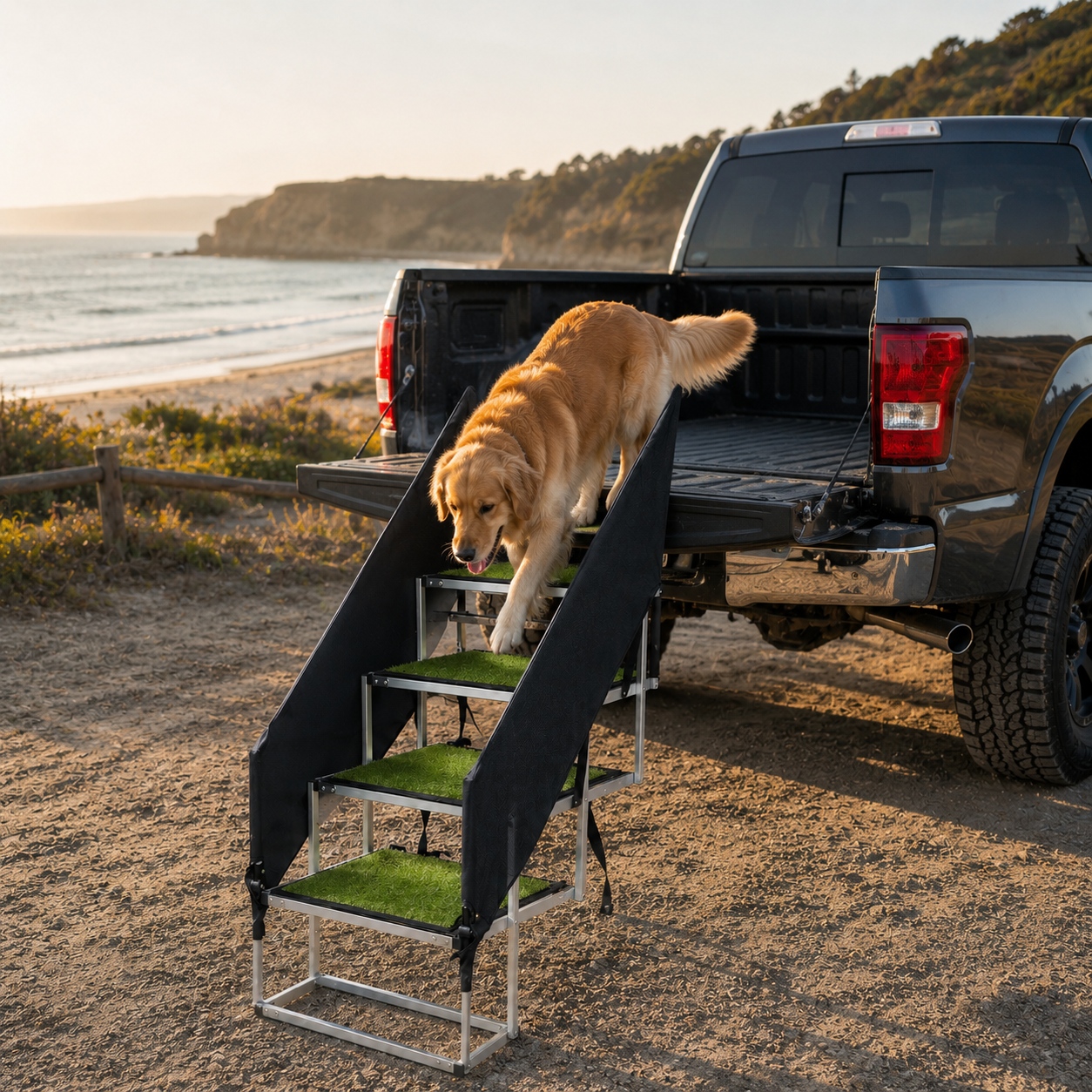 best dog ramp with rails