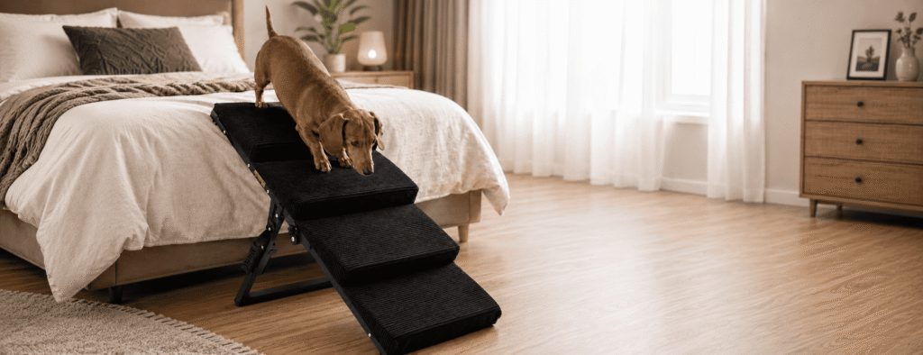 dog ramp for dachshund banner