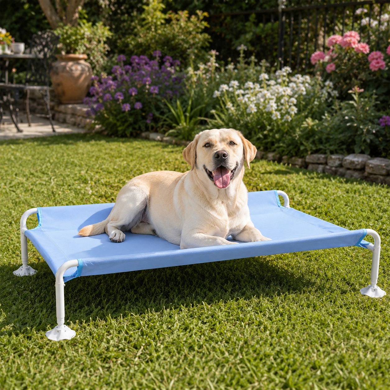 extra large dog bed with headrest