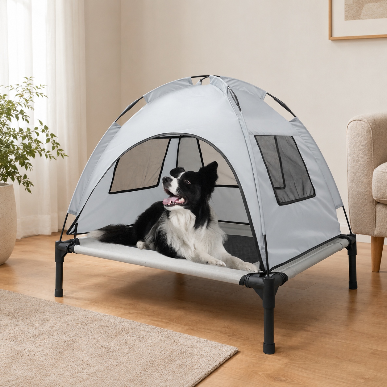 folding outdoor dog bed