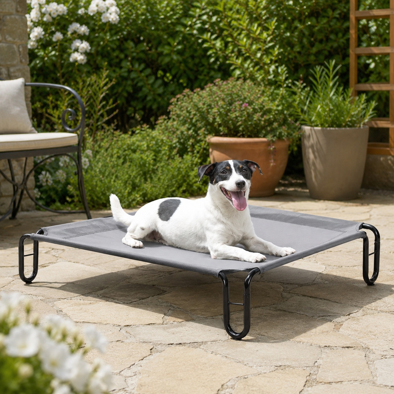 heavy duty raised dog bed