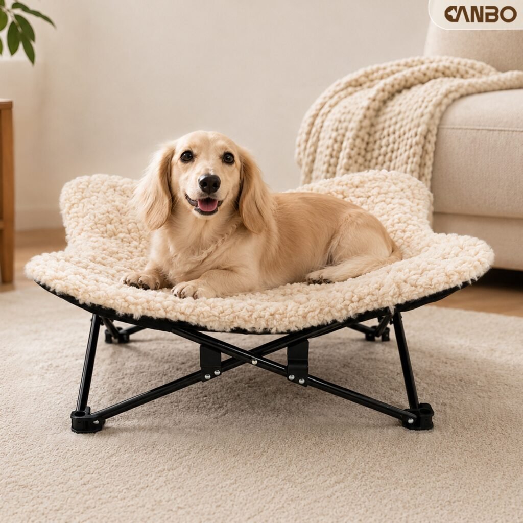 indoor raiseddog bed winter