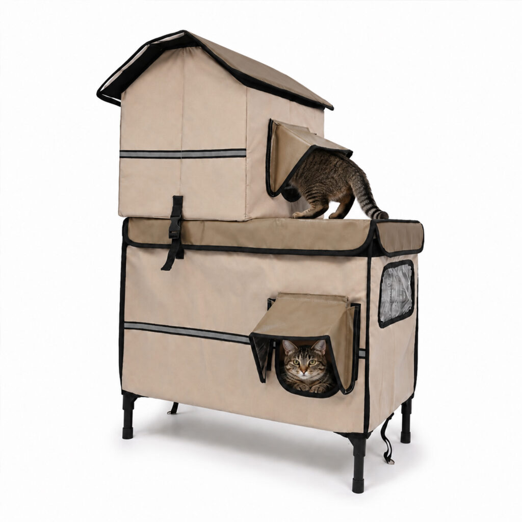 insulated outdoor cat house