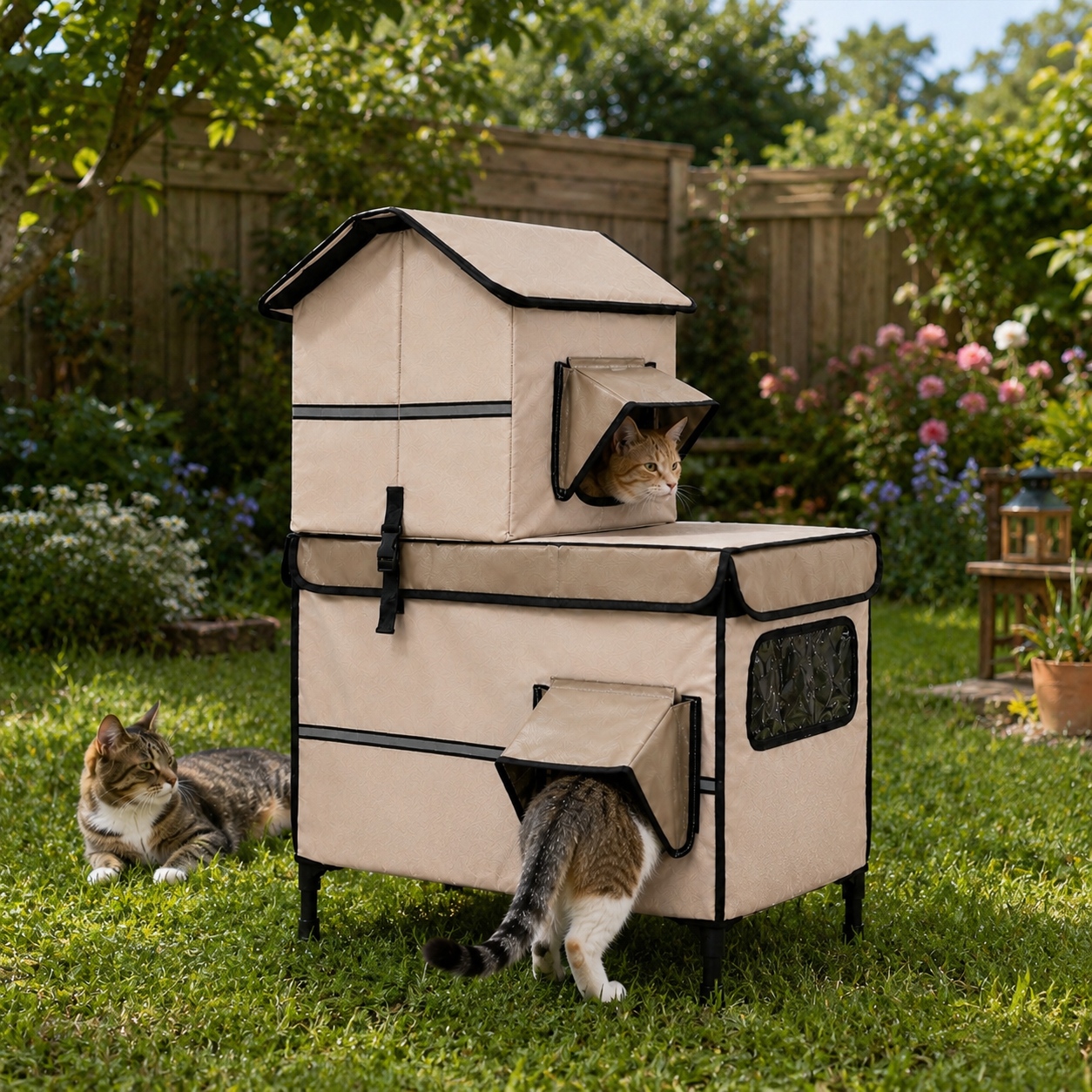 outdoor cat box