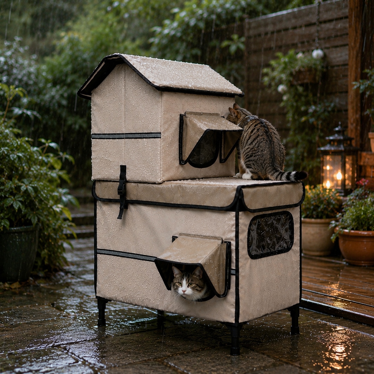 outdoor kitty house