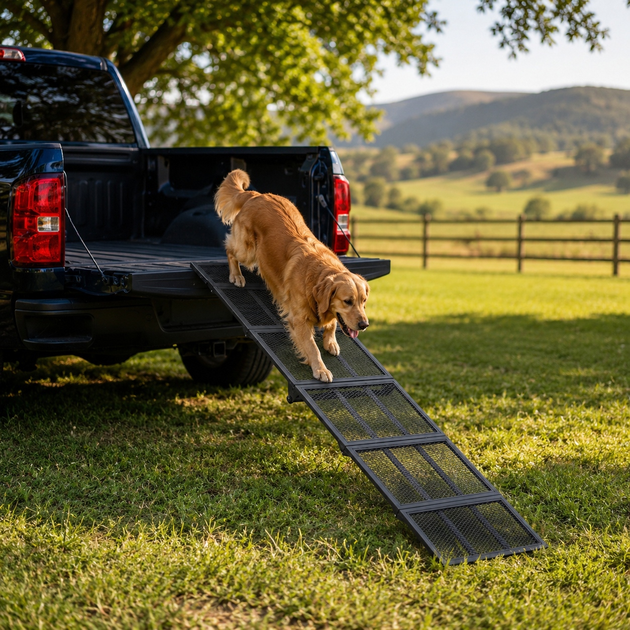 steel dog stair