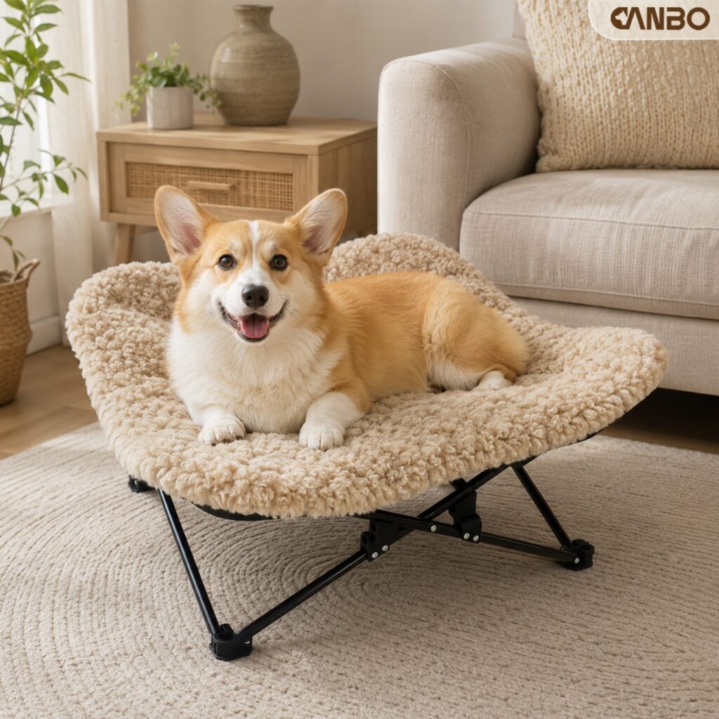 winter outdoor dog bed