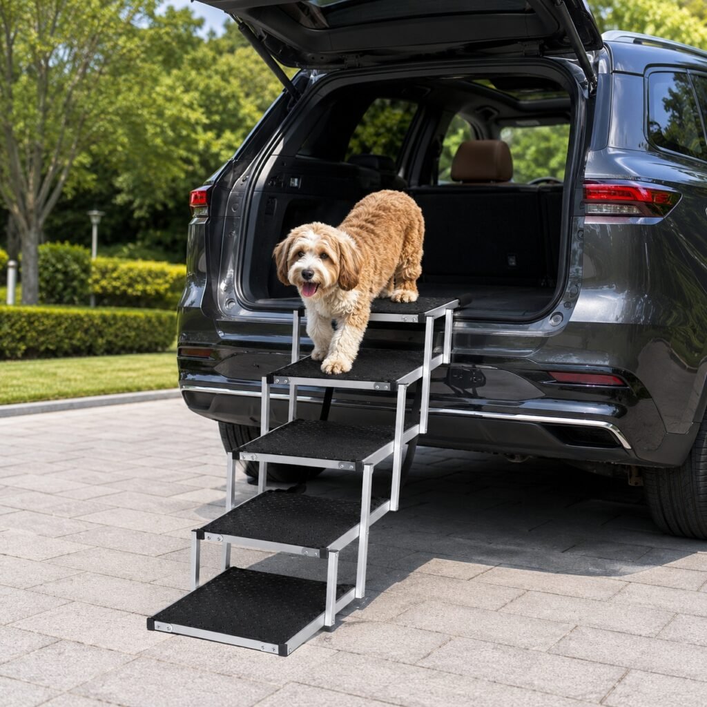 車用アルミ製犬用スロープ