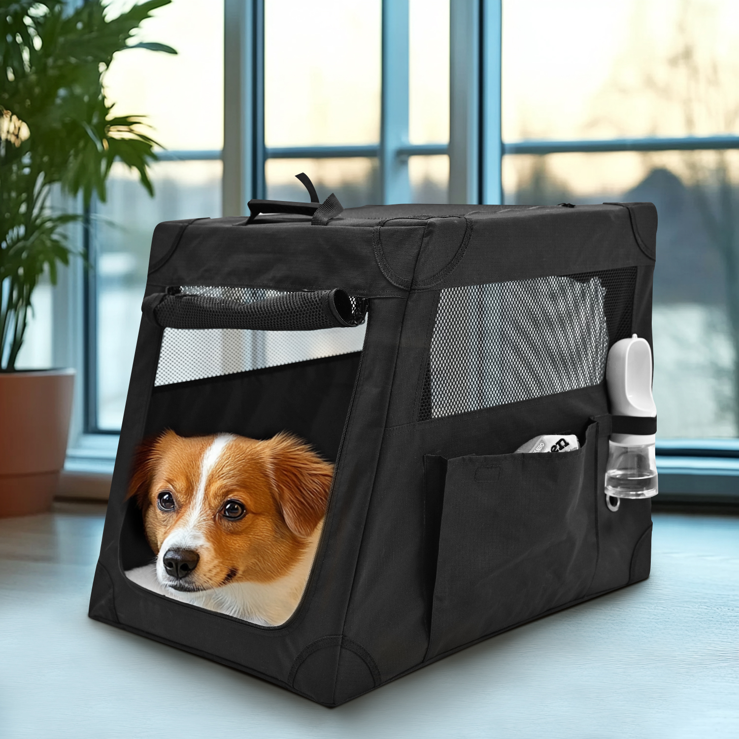 collapsible dog crate for large dogs