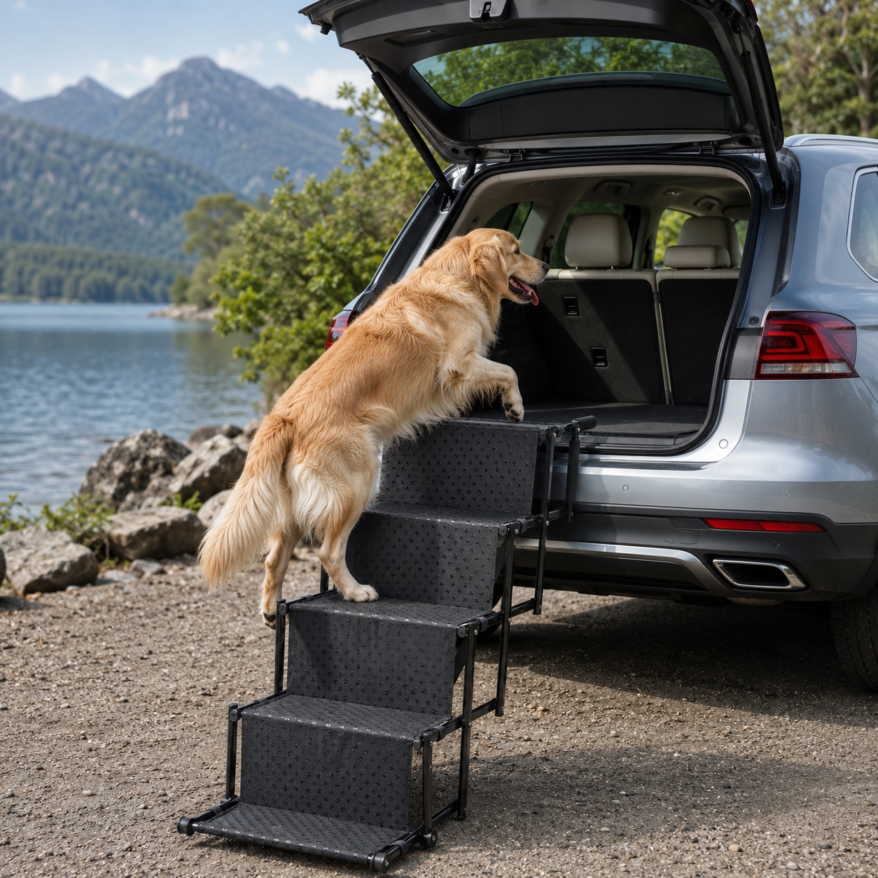 collapsible steps for dogs