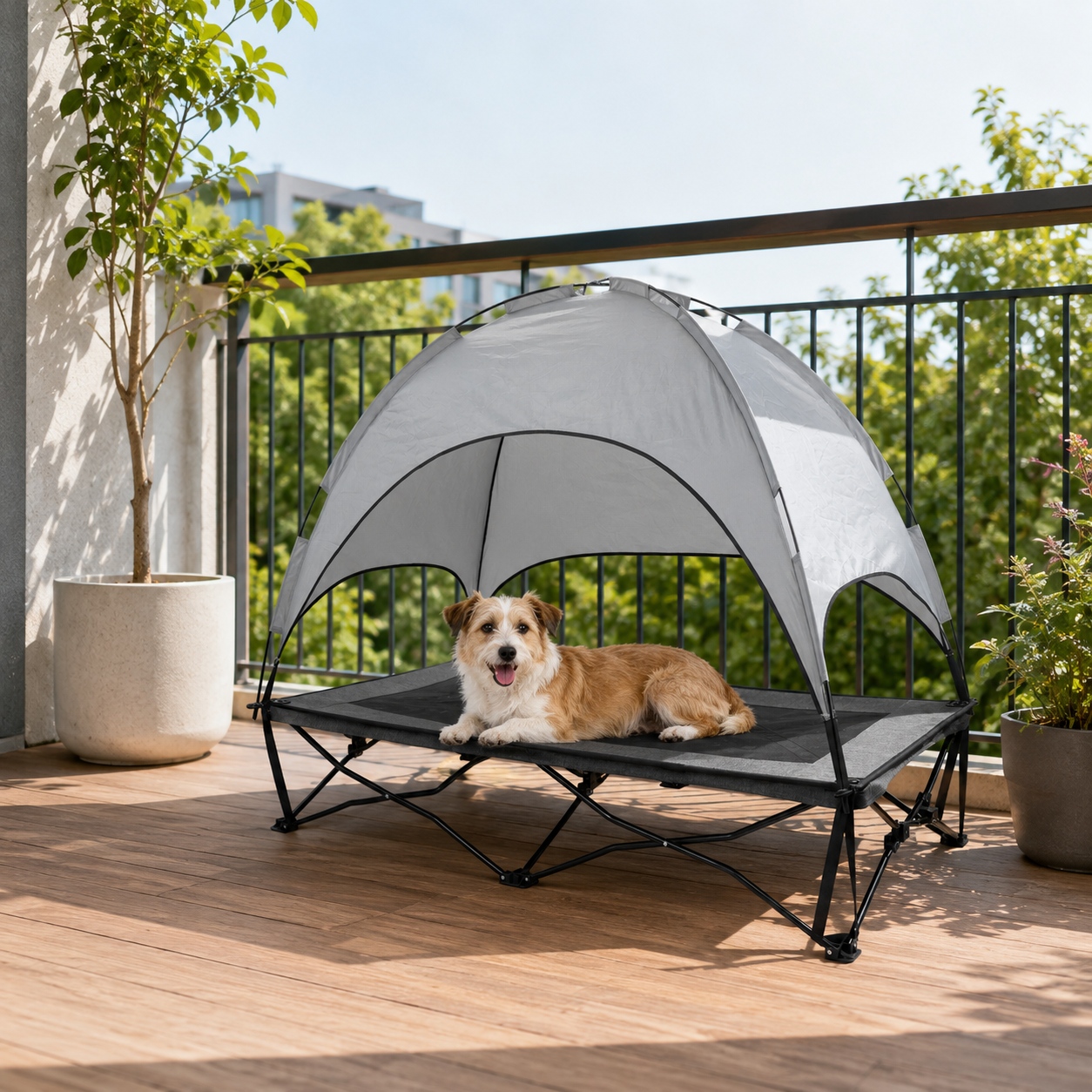 elevated dog cot