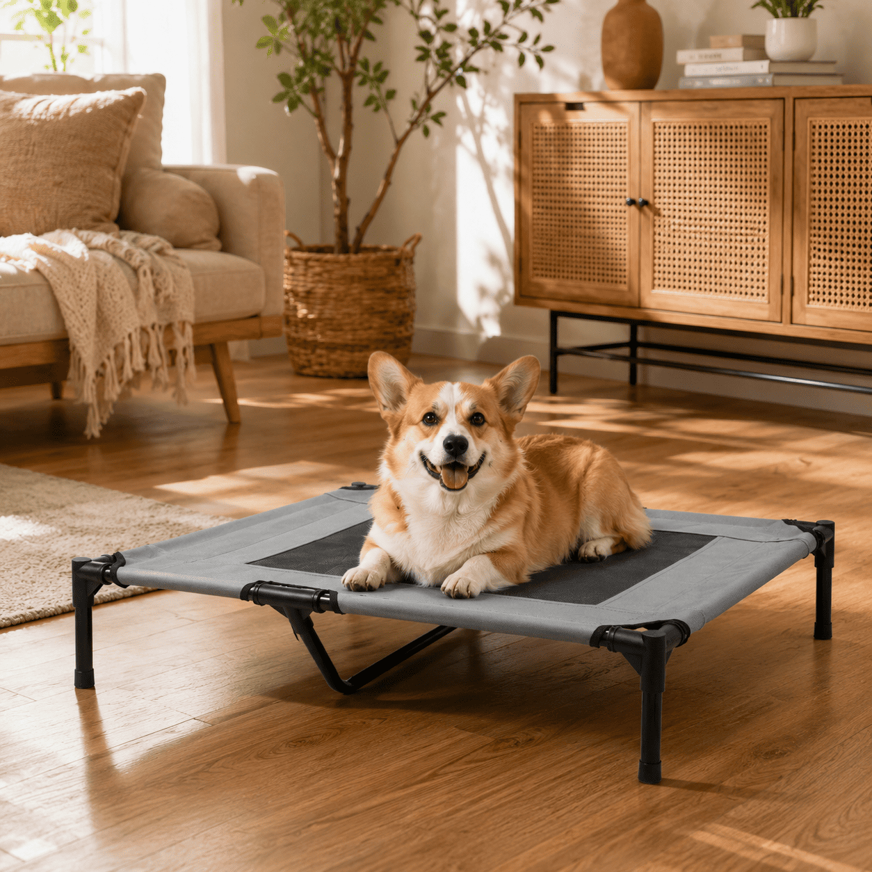folding dog cot camping (3)