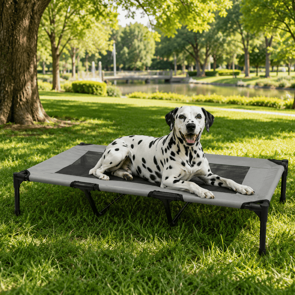 folding dog cot camping (6)