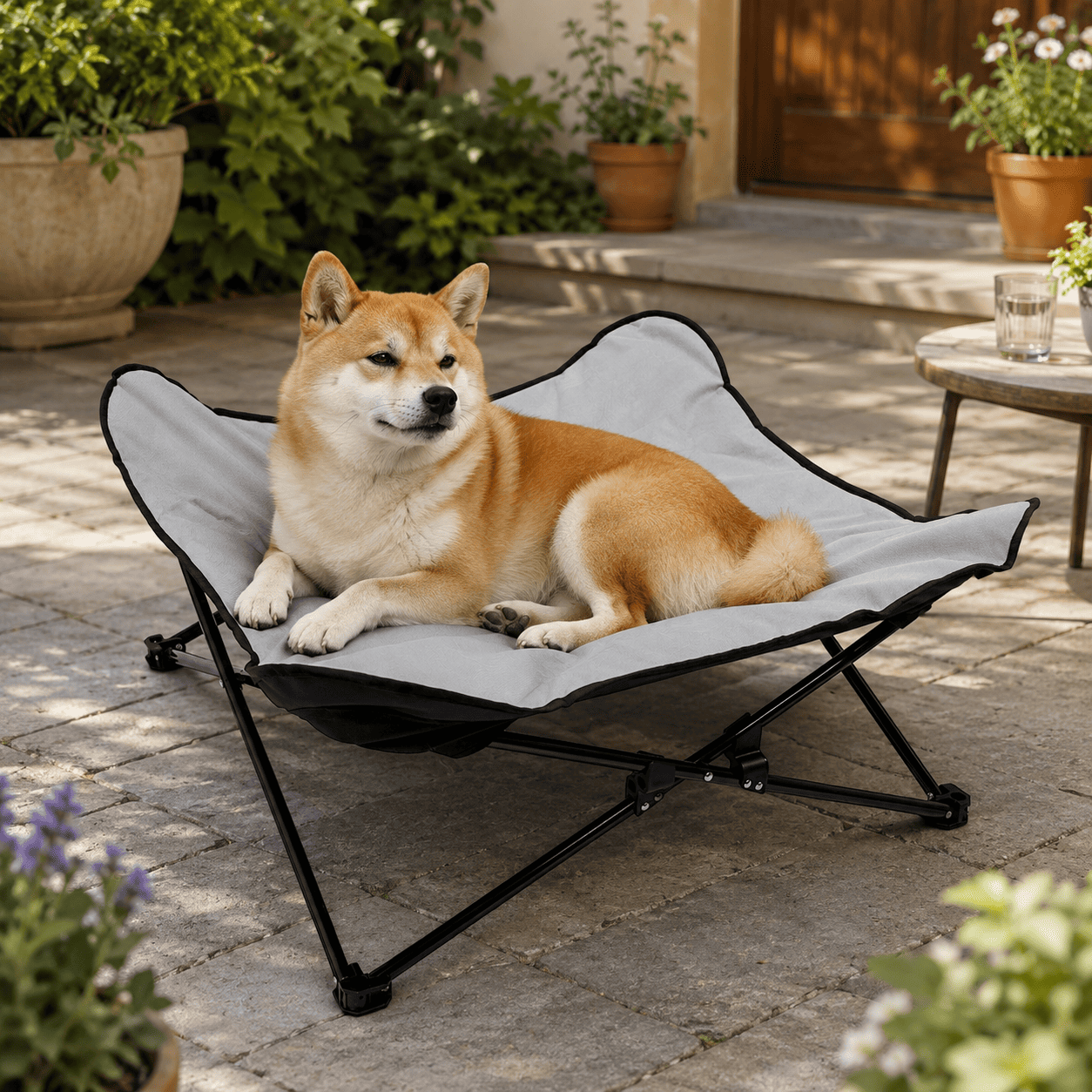 folding travel dog bed (1)