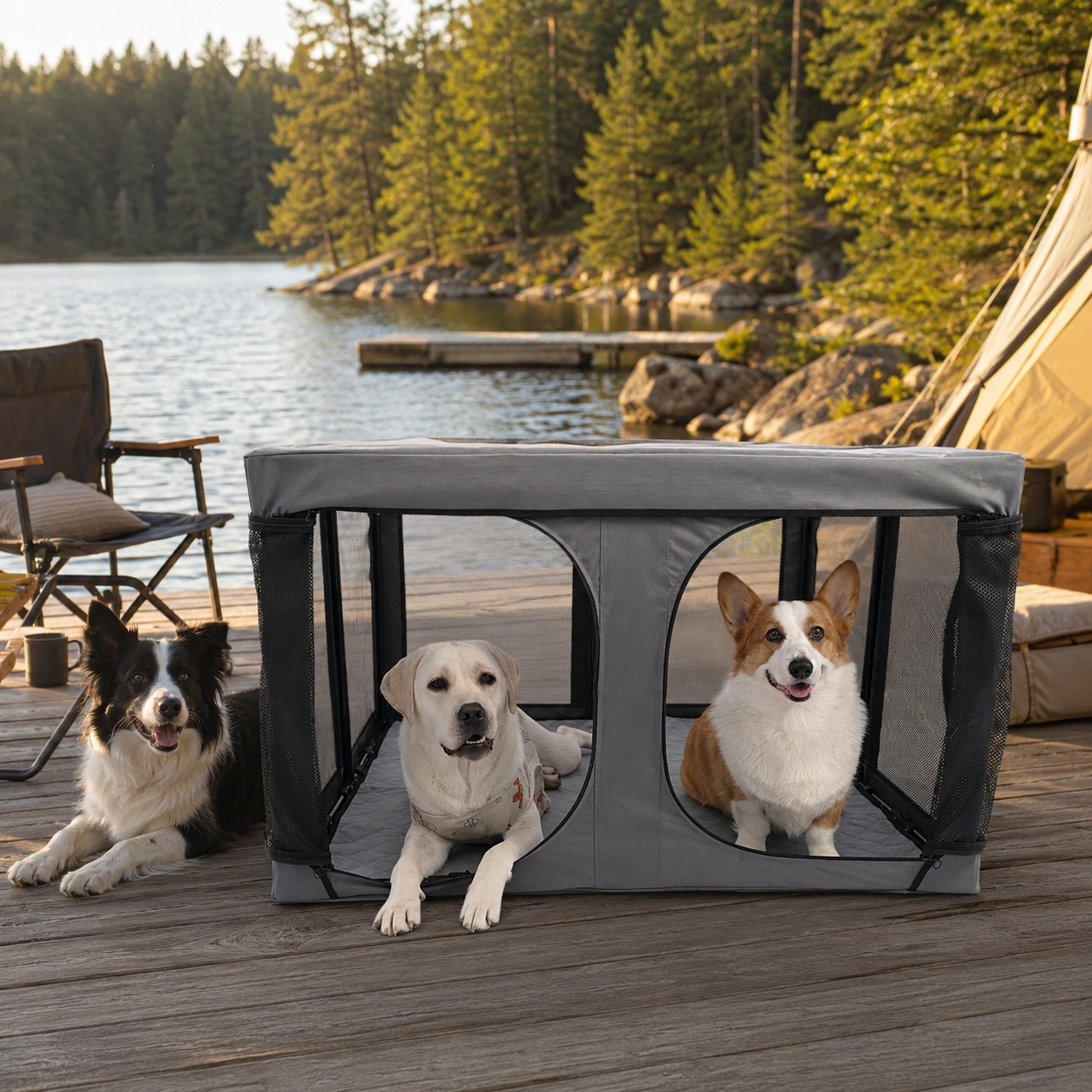 heavy duty dog gate for large dogs