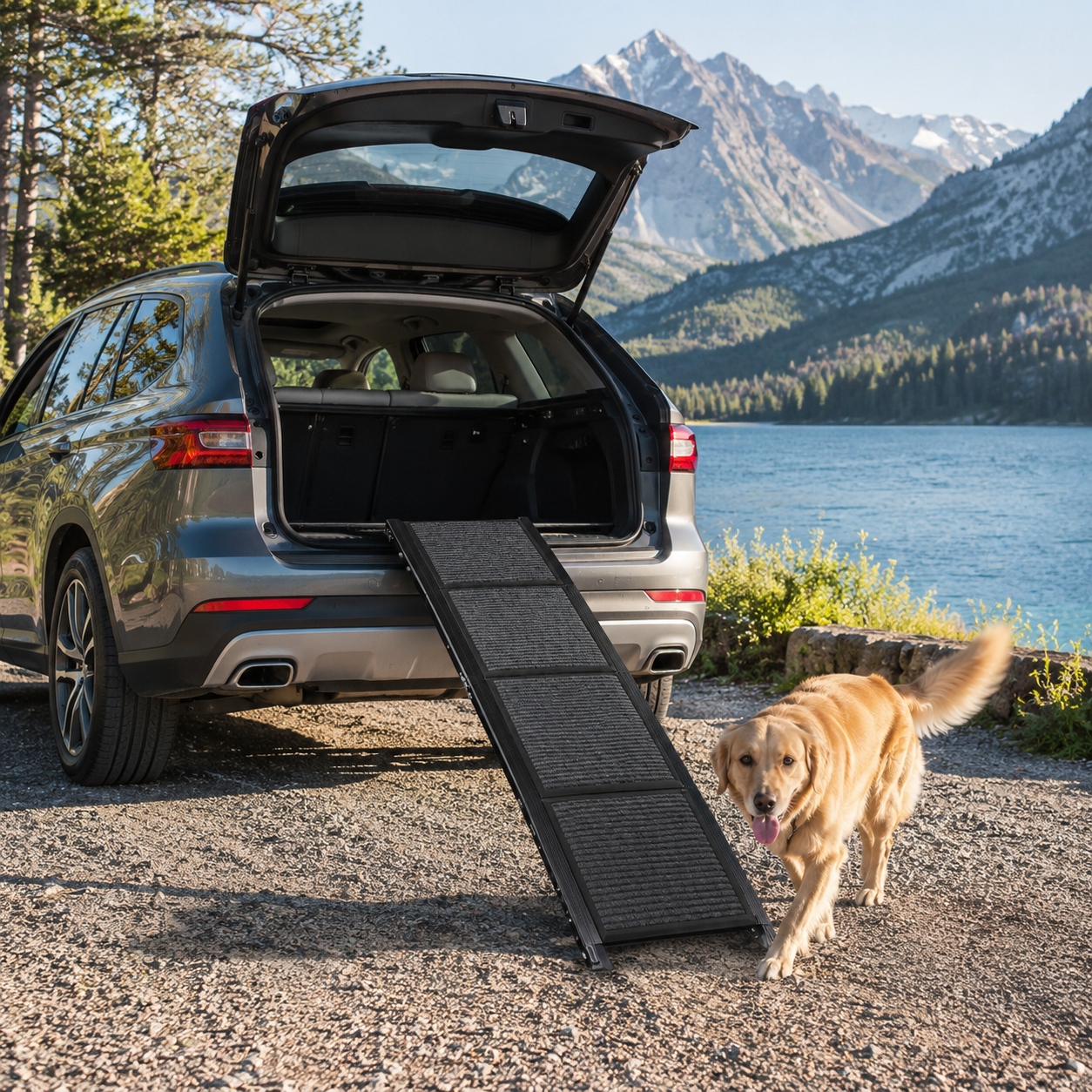 large dog steps for car