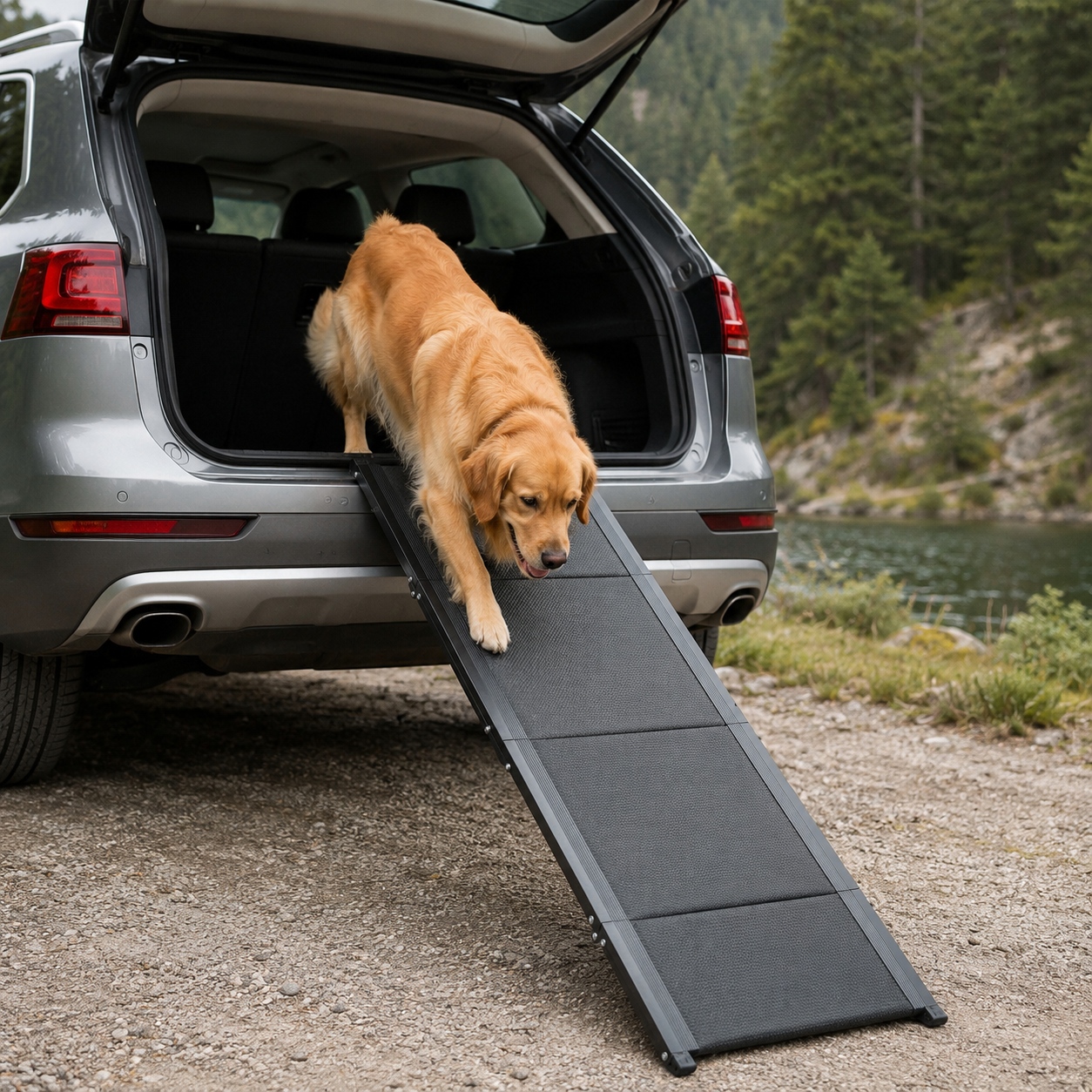 outdoor dog ramp for steps