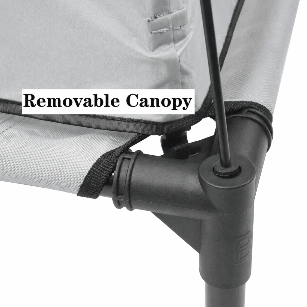 可拆卸设计 canopy bed