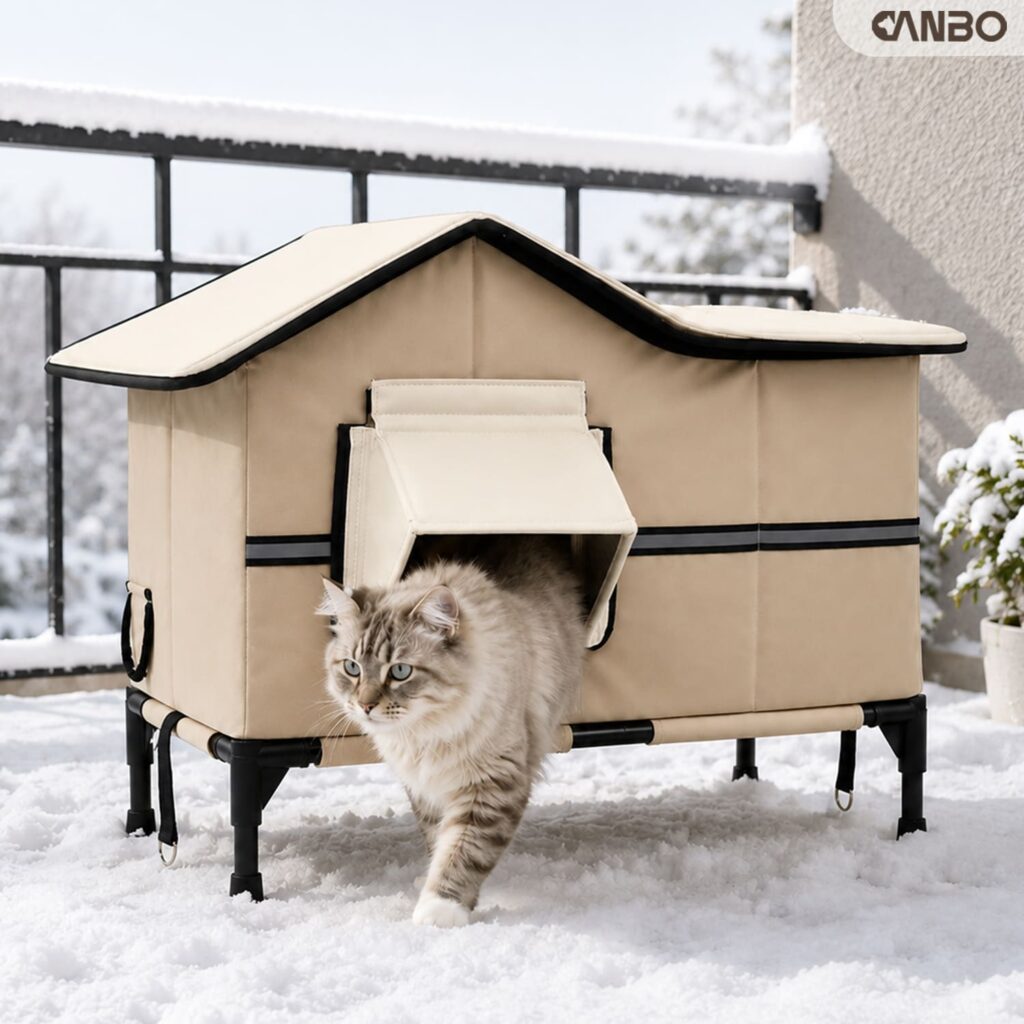 outdoor cat house for winter
