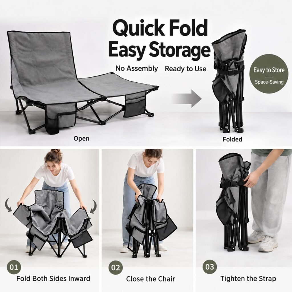 foldable dog chair