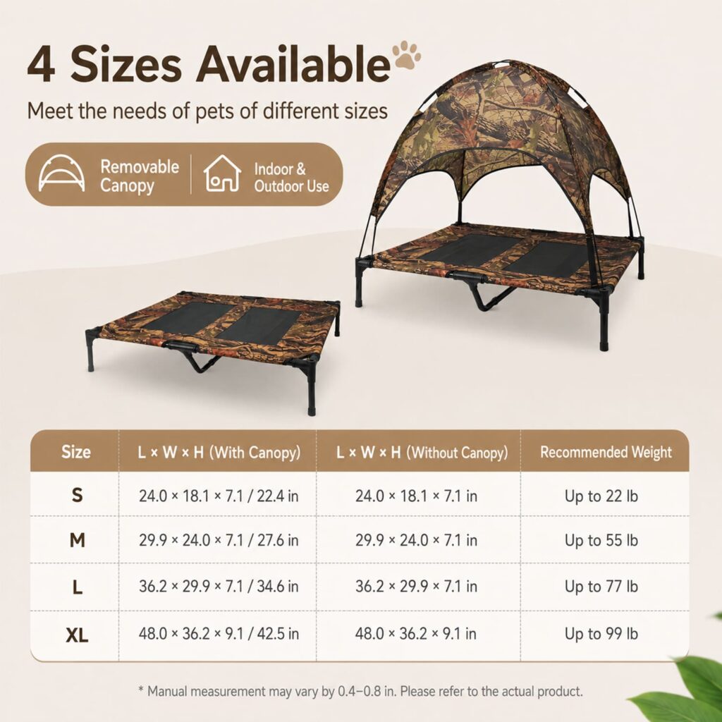 shade dog bed